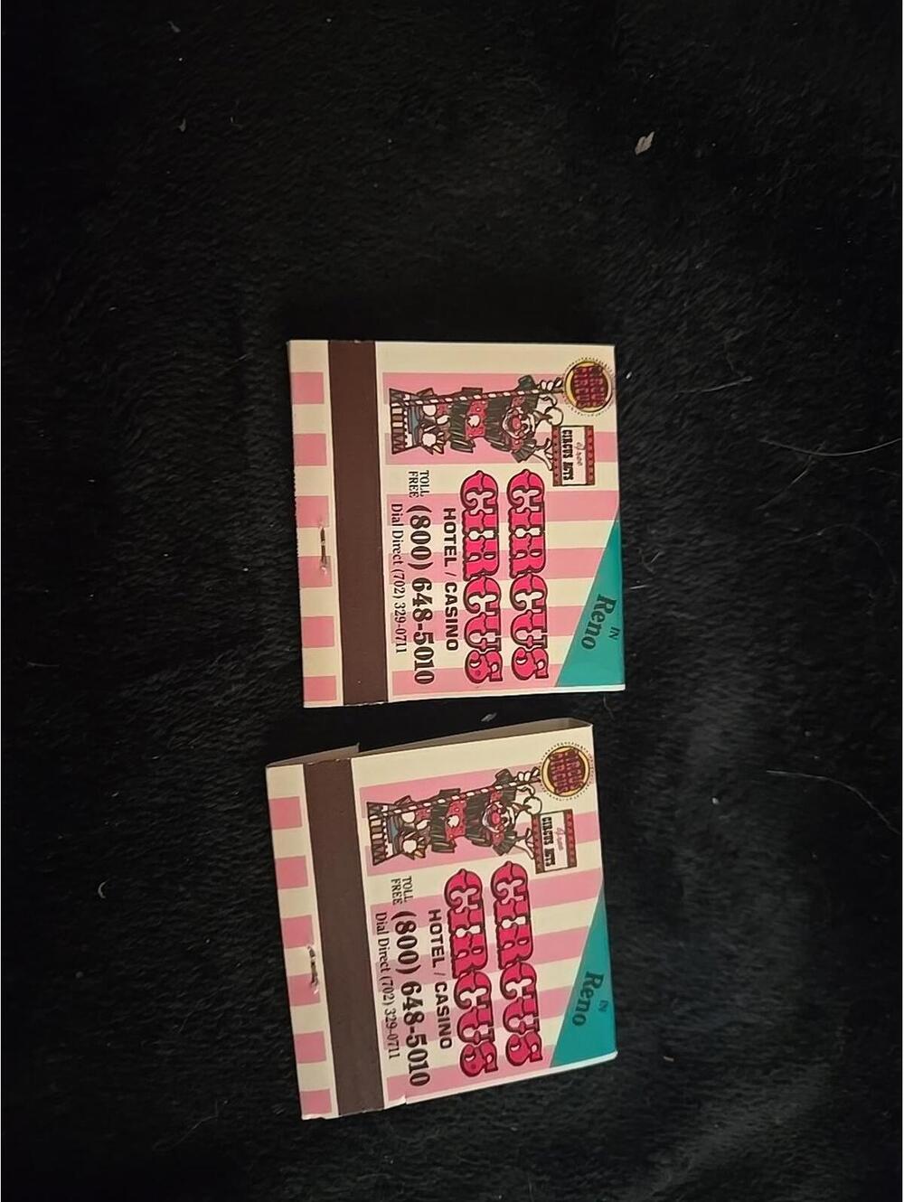 circus circus Match Books - Picture 2 of 4